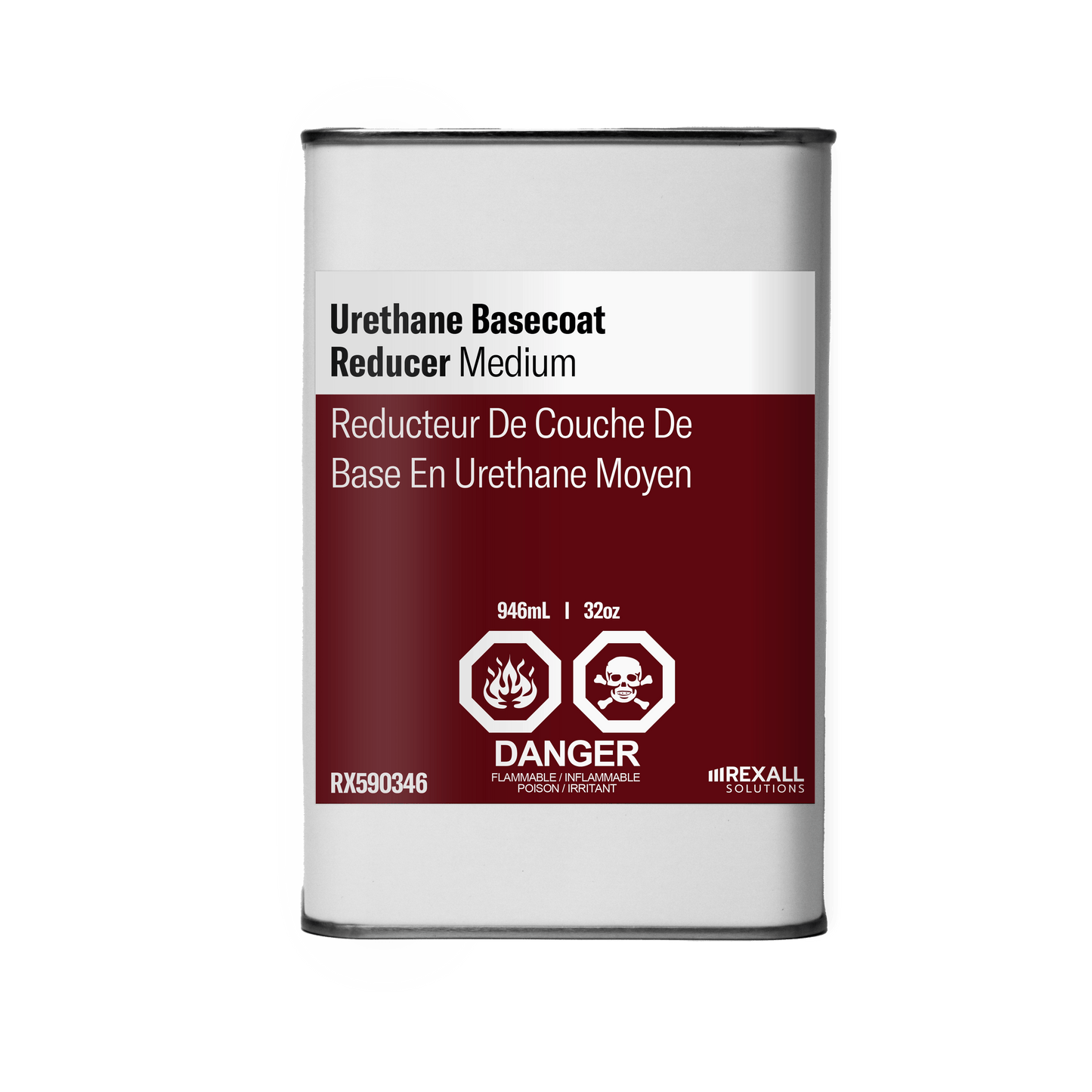 Rexall Solutions Urethane Basecoat Reducer | Medium