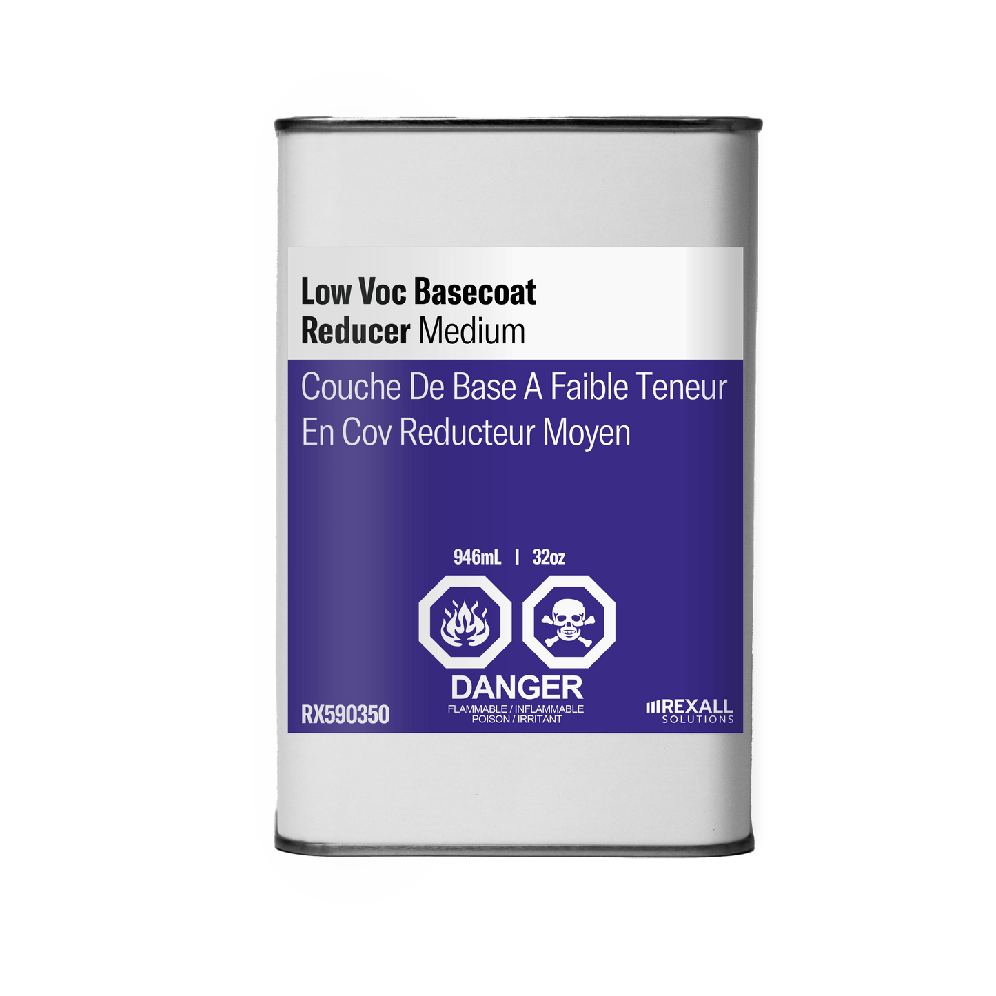Rexall Solutions Low VOC Basecoat Reducer | Medium