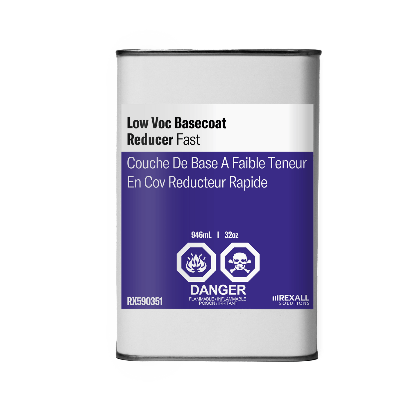 Rexall Solutions Low VOC Basecoat Reducer | Fast