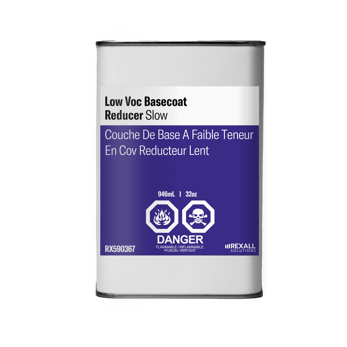 Rexall Solutions Low VOC Basecoat Reducer|Slow