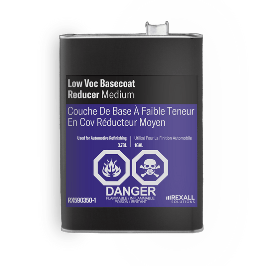 Rexall Solutions Low VOC Basecoat Reducer | Medium