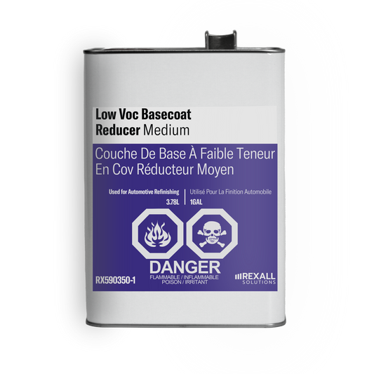 Rexall Solutions Low VOC Basecoat Reducer | Medium