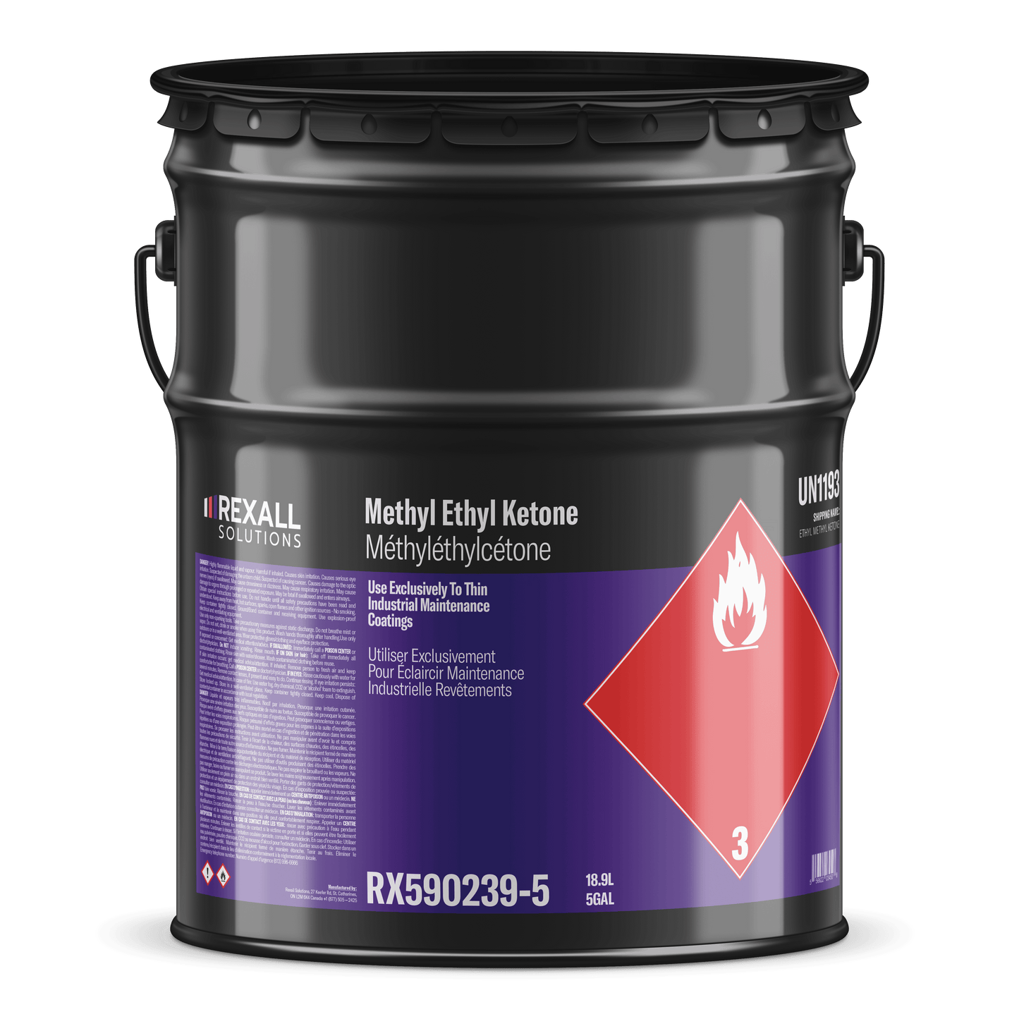 Rexall Solutions Methyl Ethyl Ketone ( MEK )