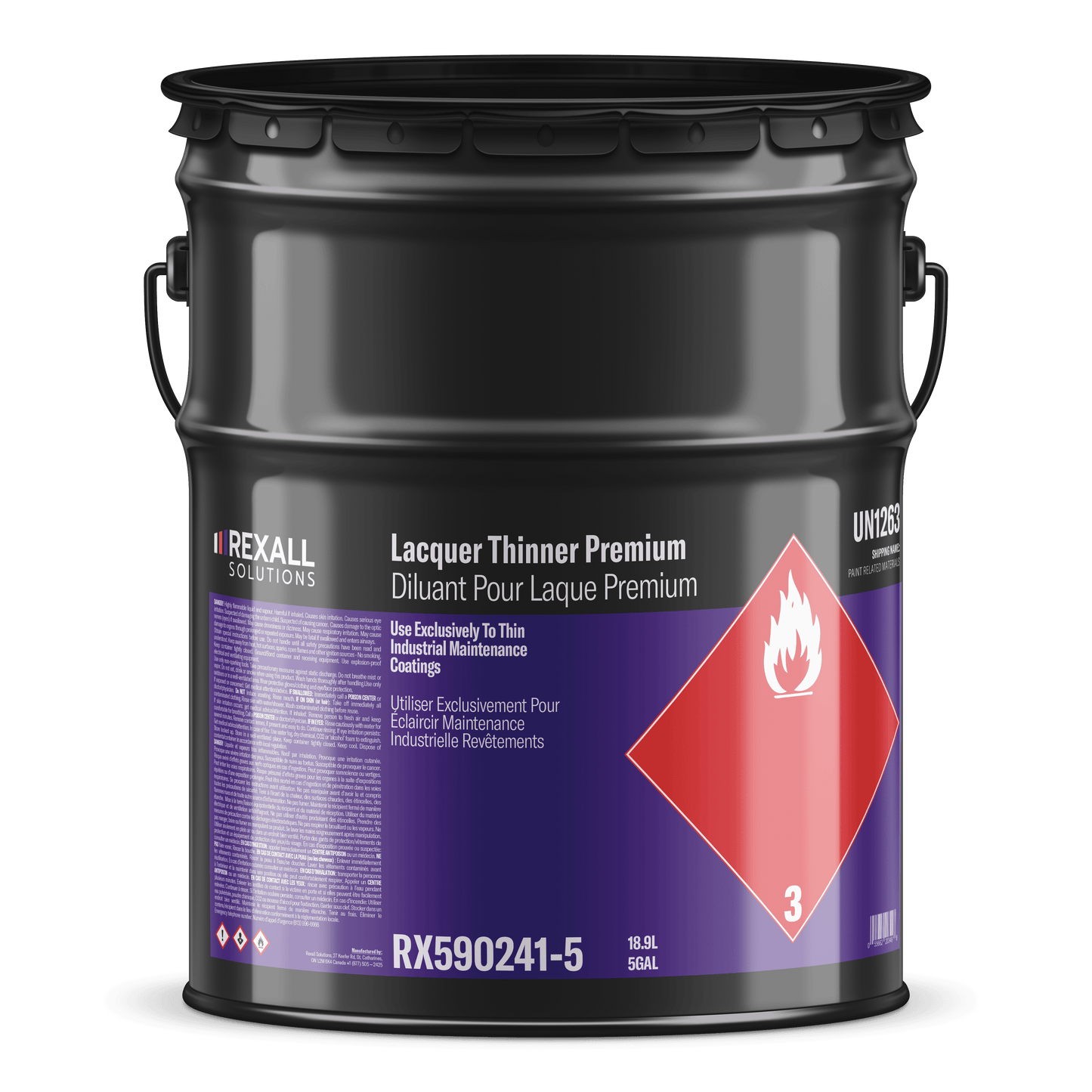 Rexall Solutions Lacquer Thinner Premium