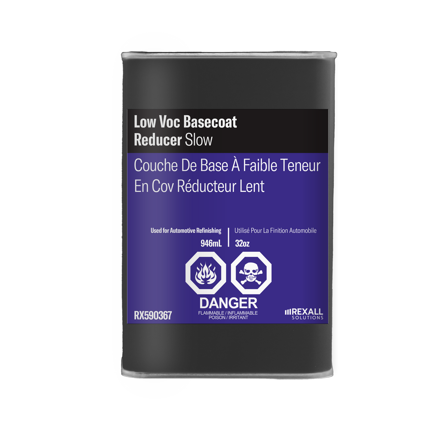 Rexall Solutions Low VOC Basecoat Reducer|Slow